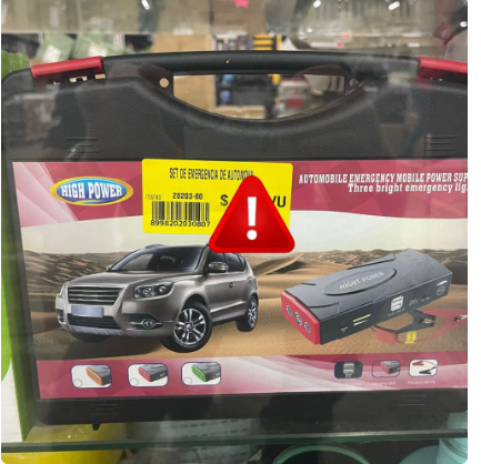 BATERIA PORTATL DE EMERGENCIA